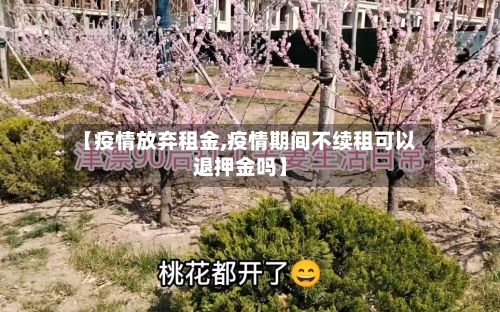 【疫情放弃租金,疫情期间不续租可以退押金吗】