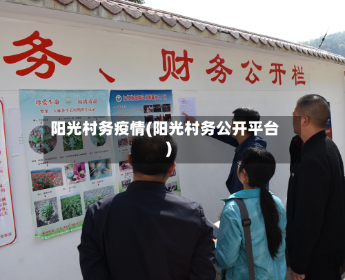 阳光村务疫情(阳光村务公开平台)