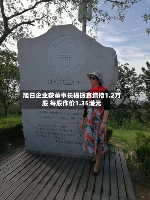 旭日企业获董事长杨振鑫增持1.2万股 每股作价1.35港元