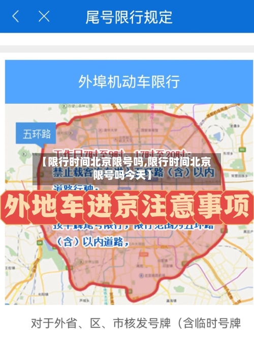 【限行时间北京限号吗,限行时间北京限号吗今天】