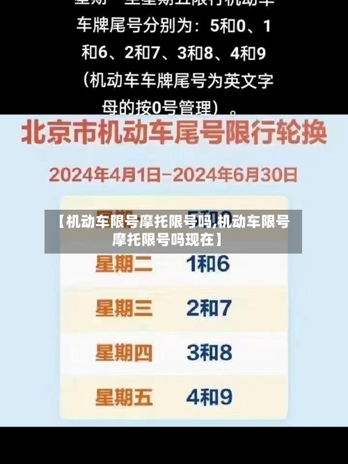 【机动车限号摩托限号吗,机动车限号摩托限号吗现在】