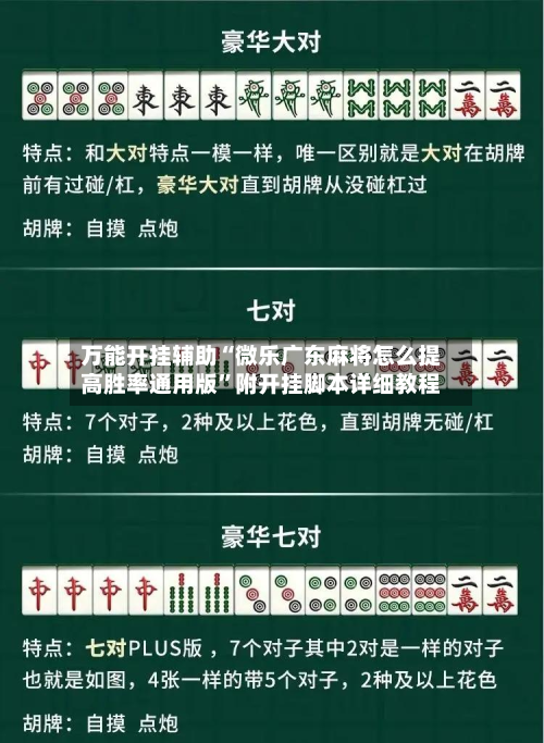 万能开挂辅助“微乐广东麻将怎么提高胜率通用版”附开挂脚本详细教程