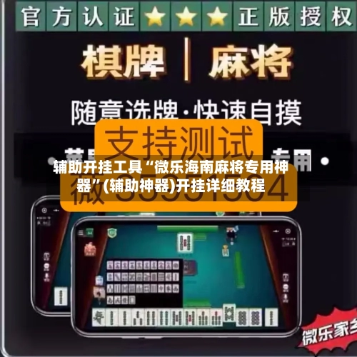 辅助开挂工具“微乐海南麻将专用神器”(辅助神器)开挂详细教程
