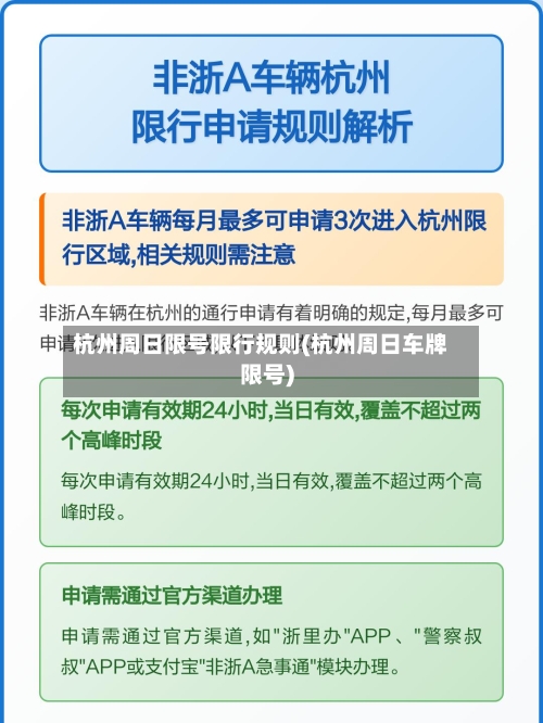 杭州周日限号限行规则(杭州周日车牌限号)