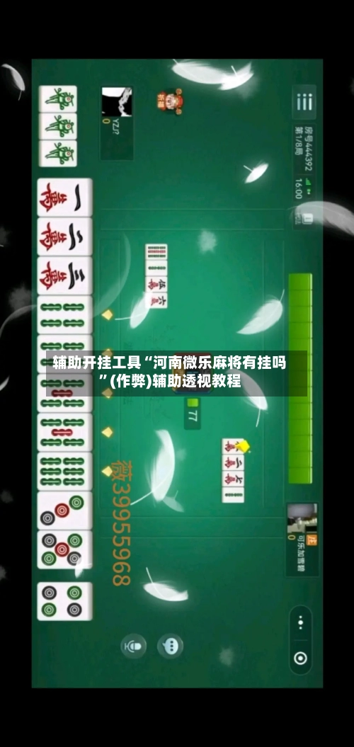 辅助开挂工具“河南微乐麻将有挂吗”(作弊)辅助透视教程