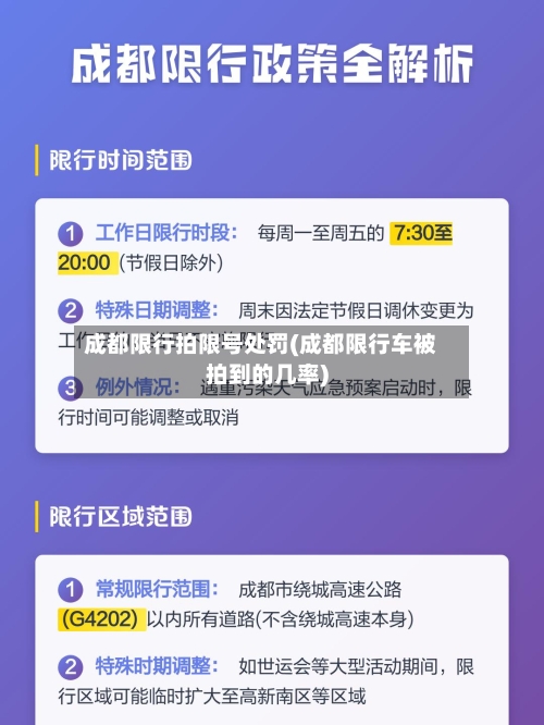成都限行拍限号处罚(成都限行车被拍到的几率)