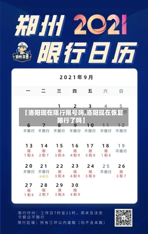 【洛阳现在限行限号吗,洛阳现在恢复限行了吗】