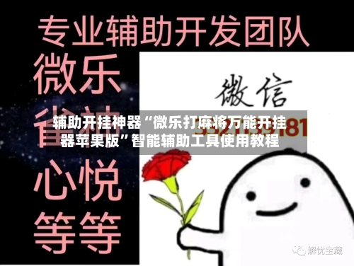 辅助开挂神器“微乐打麻将万能开挂器苹果版”智能辅助工具使用教程
